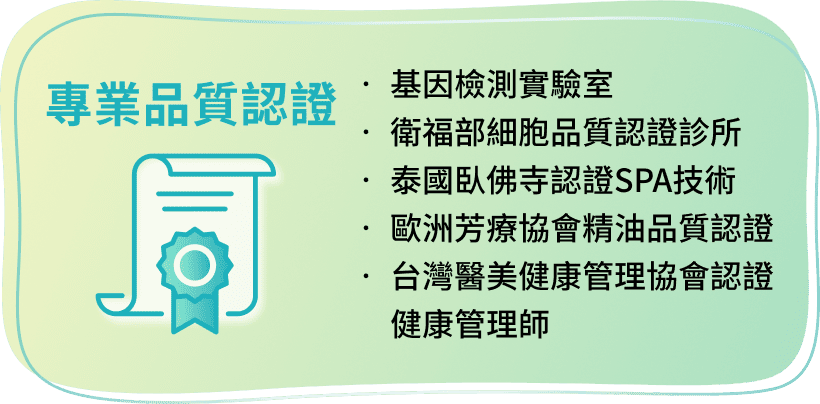 專業品質認證