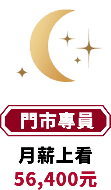 門市專員 月薪上看56,400元