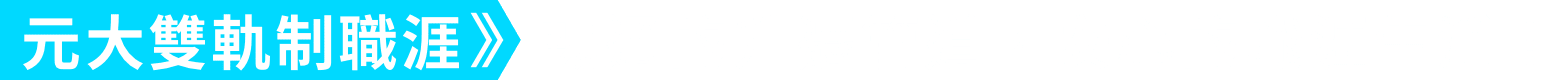 元大雙軌制職涯>>暢通的升遷管道，安心的職涯生活！